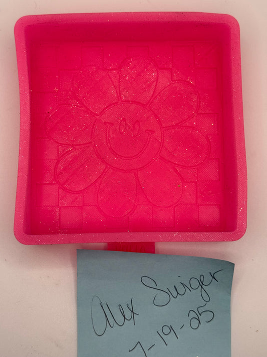 Square Flower w/ Checker